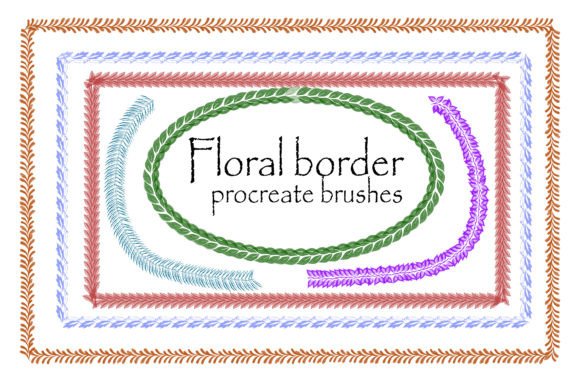 Download Flower Brushes Stamp for Procreate - Flower brushes Collection
