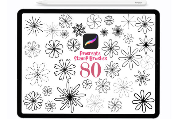 Download Flower Brushes for Procreate - Flower brushes Collection