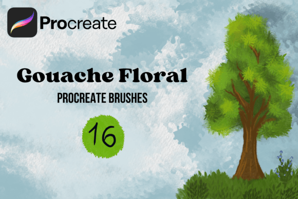 Download Gouache Floral Procreate Brushes - Premium Resources