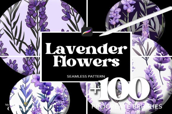 Download 100+ Procreate Lavender Flower Brushes - Flower brushes Collection
