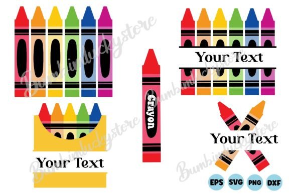 Download Crayon Split Monogram SVG - Monogram Collection
