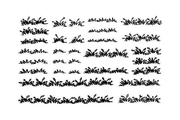 Download Hand Drawn Grass Icons - Hand drawn grass Collection