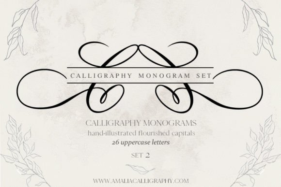 Download Calligraphy Monogram Set 2 - Monogram Collection