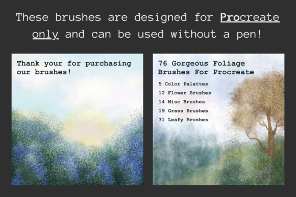 Download Watercolor Foliage Procreate Brushes - Foliage procreate brushes Collection
